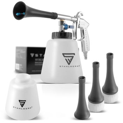Stahlwerk Druckluft-Reinigungspistole RP-90 ST weiß Zubehör-Set Tornado-Effekt
