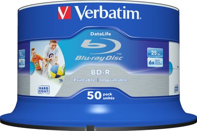 Verbatim BD-R 25GB/1-6x Cakebox (50 Disc)