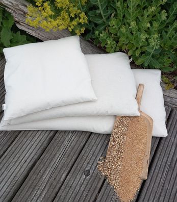 Dinkel & Hirsespelz Combi Kissen, 2 Kammern 100% bio