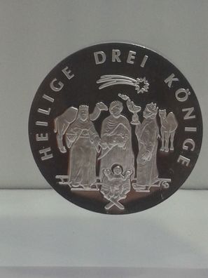 Original 25 euro Weihnachten Heilige Drei Könige 22g 999er Silber Tellerprägung