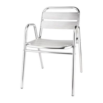 Bolero Bistrostühle Mit Unterarmlehne, Aluminium (4 Stück)