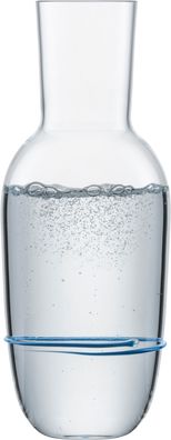 Zwiesel 2 Stück a 1 Stck. Karaffe AURA V 750 G BLAU 121684 + Geschenk handmade