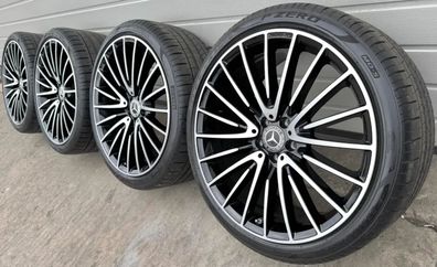4x Original Mercedes S Klasse W223 V223 21 Zoll AMG Sommerräder A2234011700-800 DOT22