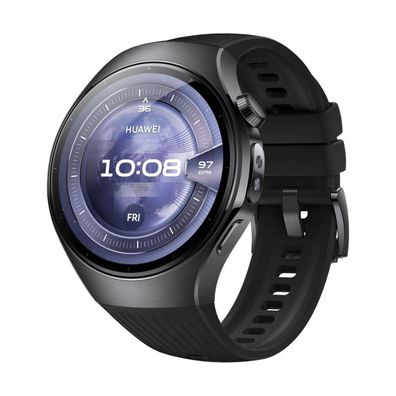 Huawei Watch 5 46mm schwarz Fluorelastomer-Armband