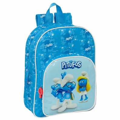 Schlümpfe anpassungsfähig Rucksack 34cm
