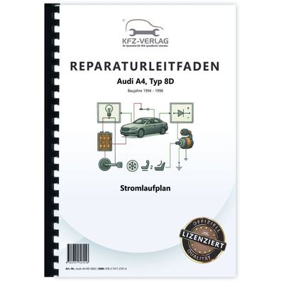 Audi A4 Typ 8D (94-98) Schaltplan Stromlaufplan Verkabelung Elektrik Pläne