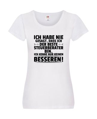 Der Beste Steuerberater | Steuern Damen Shirt Weiß