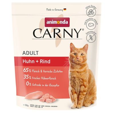 Animonda Carny Adult Trockenfutter Huhn & Rind 350g