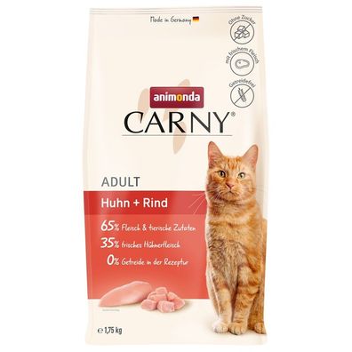 Animonda Carny Adult Trockenfutter Huhn & Rind 4 x 1,75 kg
