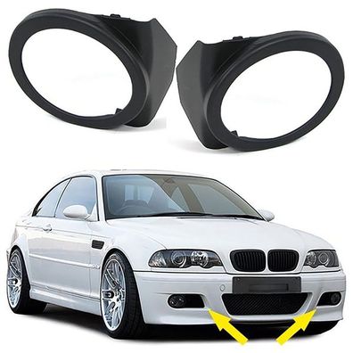 Nebelscheinwerfer Blenden Cover Paar passend für BMW 3ER E46 98-07