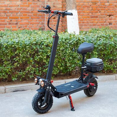 Faltbarer Elektroroller für Erwachsene mit 1200 W Scheibenbremse vorn und hinten