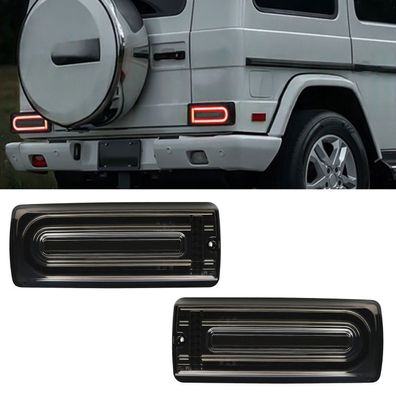LED Lightbar Upgrade Rückleuchten Schwarz Smoke für Mercedes G Modell W463