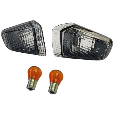 Motorrad Blinker Blinkereinsatz Hinten Smoke für Honda VFR 750 SC36 1990-1997