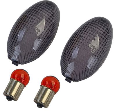 Motorrad Blinkergläser Getönt Paar für Ducati Monster / Victory