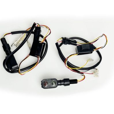 Universal Motorrad LED Blinker/Rücklicht Set DUAL 2 SMOKE mit E-Prüfzeichen