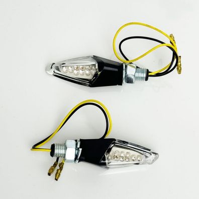 Universal Motorrad LED Blinker Set GILL 2 mit E-Prüfzeichen