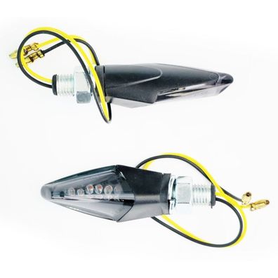Universal Motorrad LED Blinker Set smoke Demon