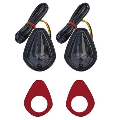 LED Motorrad Aufbaublinker Smoke für Honda CBF125 125R 250R mit E-Prüfzeichen