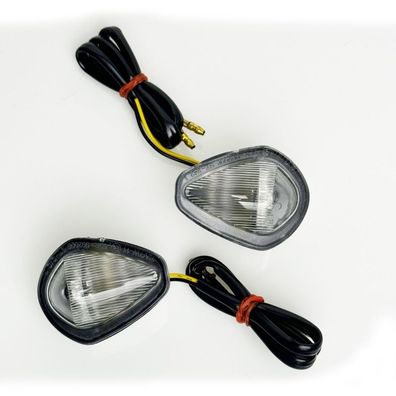 Motorrad Klarglas LED Aufbaublinker für Honda CBF125 125R 250R mit E-Prüfzeichen