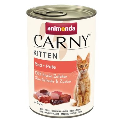 Animonda Carny Kitten Rind & Pute 24 x 400g