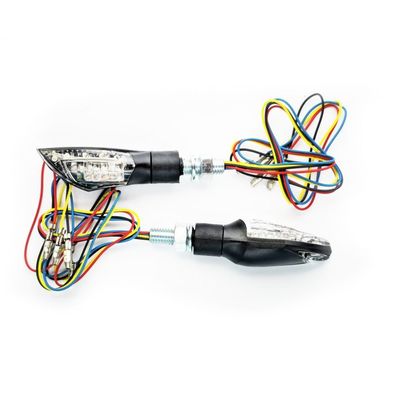 Motorrad Universal Klarglas LED Blinker Set Speedo