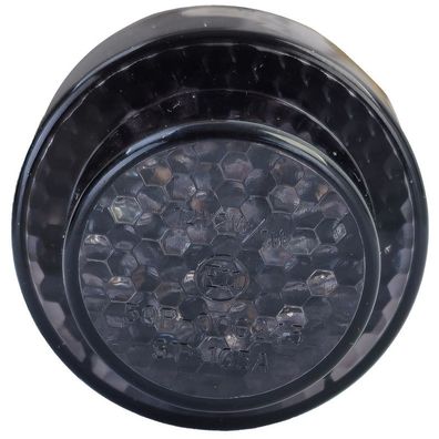 Motorrad LED Rücklicht Button Universal Custom Schwarz Getönt mit E-Prüfzeichen
