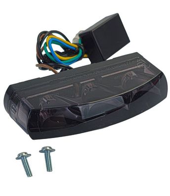 Universal LED Motorrad Rücklicht LED Rücklicht Victory Smoke mit E-Prüfzeichen