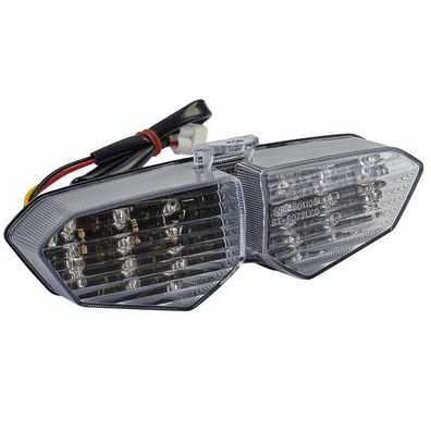 Motorrad LED Rücklicht Klarglas für Yamaha R6 Bj.03-05