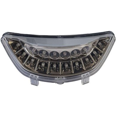 Motorrad LED Rücklicht Klarglas Chrom für Yamaha V-Max 1700 02-20