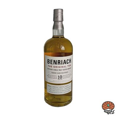 BenRiach 10 Jahre alter Single Malt Whisky Speyside, 43% Vol. 0,7 l