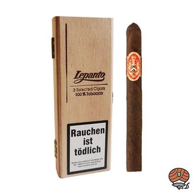 Lepanto 777B Brasil, 3 Zigarren Holzschachtel
