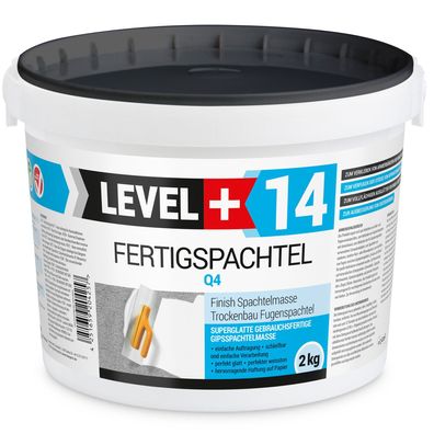 Glättspachtel Gipsspachtel Fertigspachtel Spachtelmasse 2Kg Polymerbasis L+14