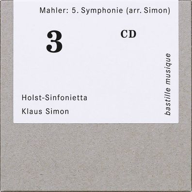 Gustav Mahler (1860-1911): Symphonie Nr. 5 (arrangiert für Kam