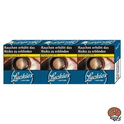 Luckies Crafted 1871 by Lucky Strike BLUE Zigaretten 3x 58 Stück Hercules Box