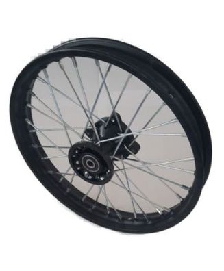 Dirtbike Stahlfelge Pitbike Rad Ersatzfelge 1,4 x 14 Zoll vorne 12 mm Achse