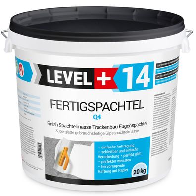 Gipsspachtel Glättspachtel Fertigspachtel Spachtelmasse 20Kg Polymerbasis L+14