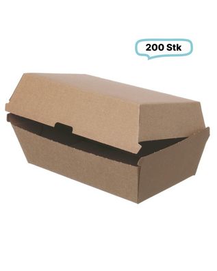 Lunchboxen aus Wellpappe, 200 Stück, 3 Größen, to go, take away, recyclebar