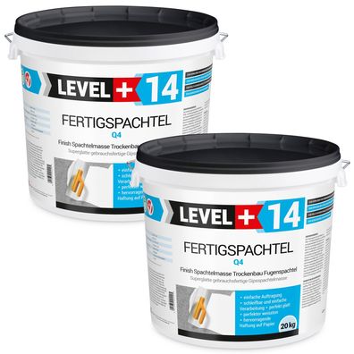 Gipsspachtel Glättspachtel Fertigspachtel Spachtelmasse 40Kg Polymerbasis L+14