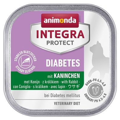 Animonda Cat Schale Integra Protect Diabetes mit Kaninchen 32 x 100g