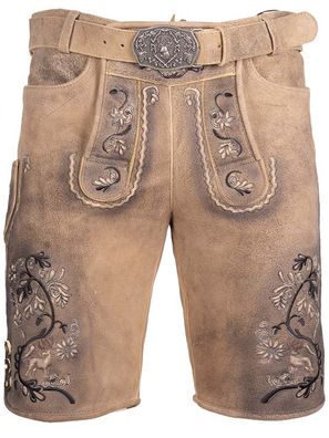 Lederhose kurz Fleesensee linde antik