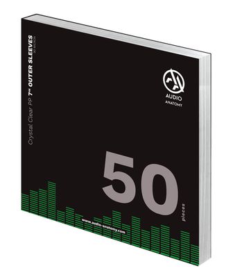 Various: 50x PP 7" Crystal Clear Outer Sleeves (90 Micron)