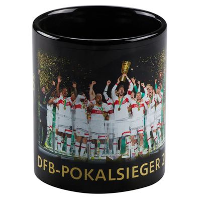 VfB Stuttgart Tasse Pokalsieger 2025 Mannschaft & Pokal