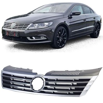 Kühlergrill Schwarz Chrom passt für VW CC 2012-2017