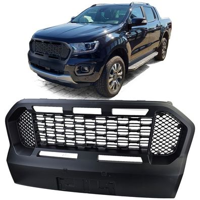 Waben Kühlergrill Performance Schwarz passend für Ford Ranger T8 19-23 2.0 TDCi
