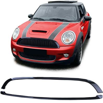 Kühlergrill Leisten Schwarz Glanz Set für Mini One Cooper JCW R56 R57 R58 R59
