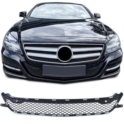 Kühlergrill Gitter in Stoßstange für Mercedes CLS C218 X218 11-14 ohne AMG Paket