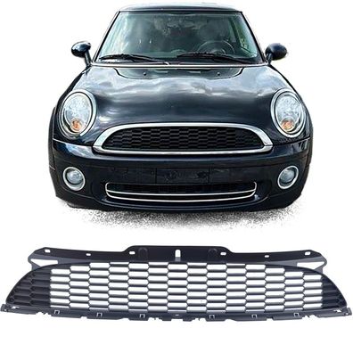 Waben Kühlergrill Schwarz Matt für Mini One Cooper JCW R56 R57 R58 R59