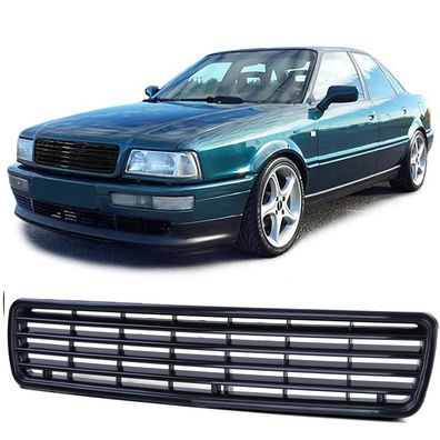 Kühlergrill ohne Emblem Schwarz für Audi 80 B4 Limo Avant Cabrio