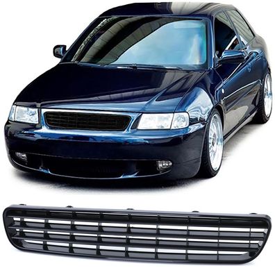 Sport Grill Kühlergrill ohne Emblem Schwarz passend für Audi A3 8L 96-00