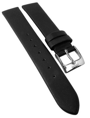s. Oliver | Uhrenarmband 16mm schwarz Kunststoff/Textil | SO-2162-LQ